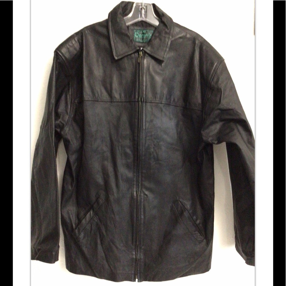 Men’s Leather jacket Sz XL creaciones Dany Vintage